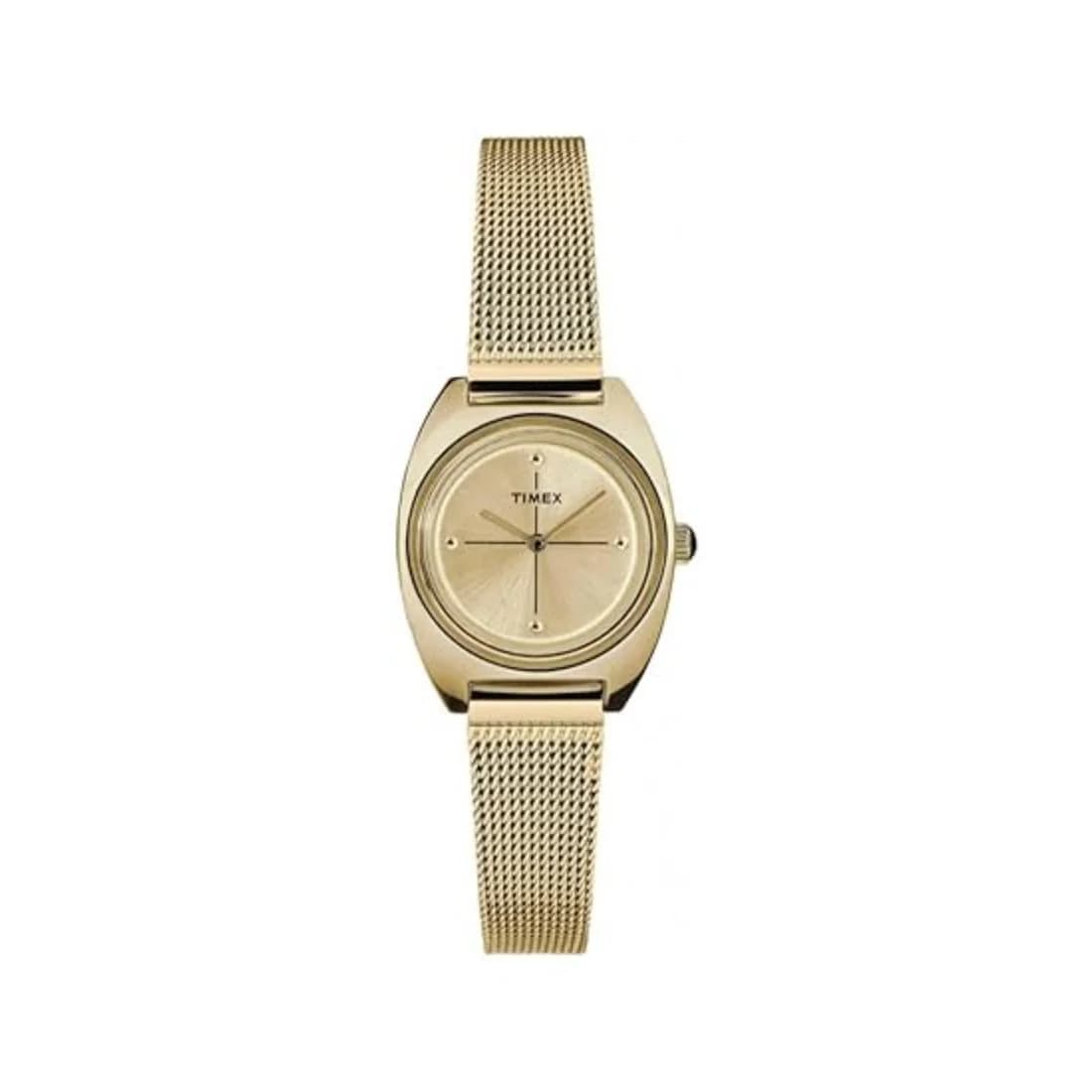 Women's Gold Solid Round 24 mm Analogue Watch - TW2T37600