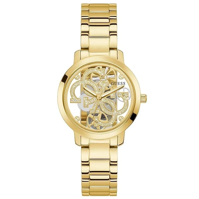 Women's Gold Solid Round 37 mm Analogue Watch - GW0300L2