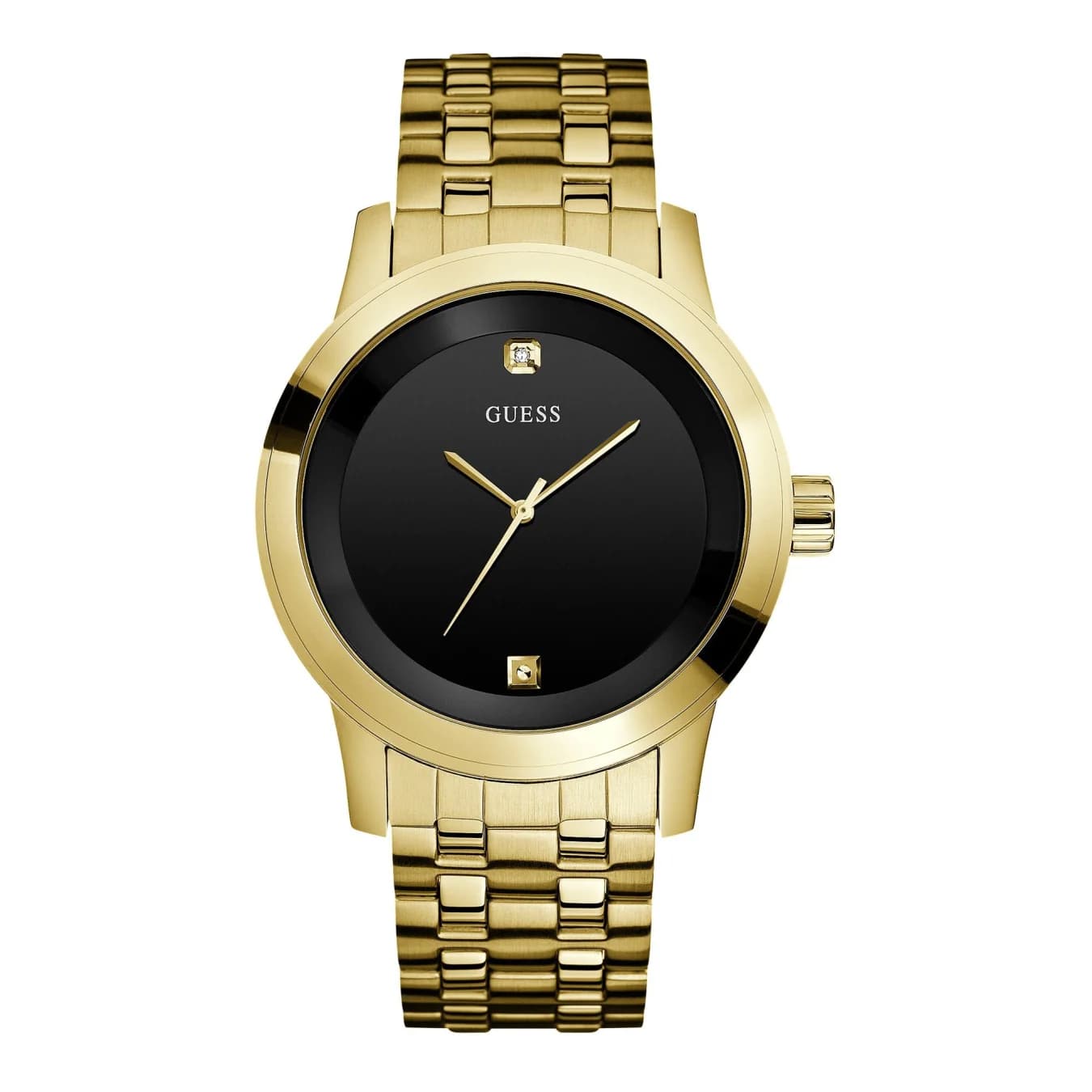 Men's Gold Solid Round 44 mm Analogue Watch - U11576G3M