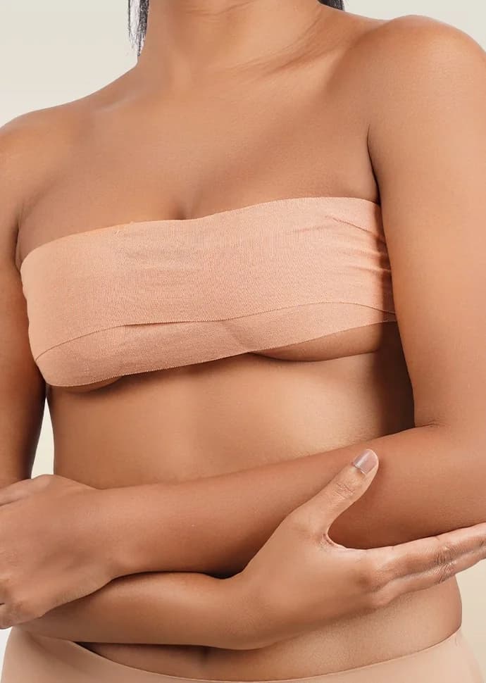 Women's Beige Solid Boob Tape