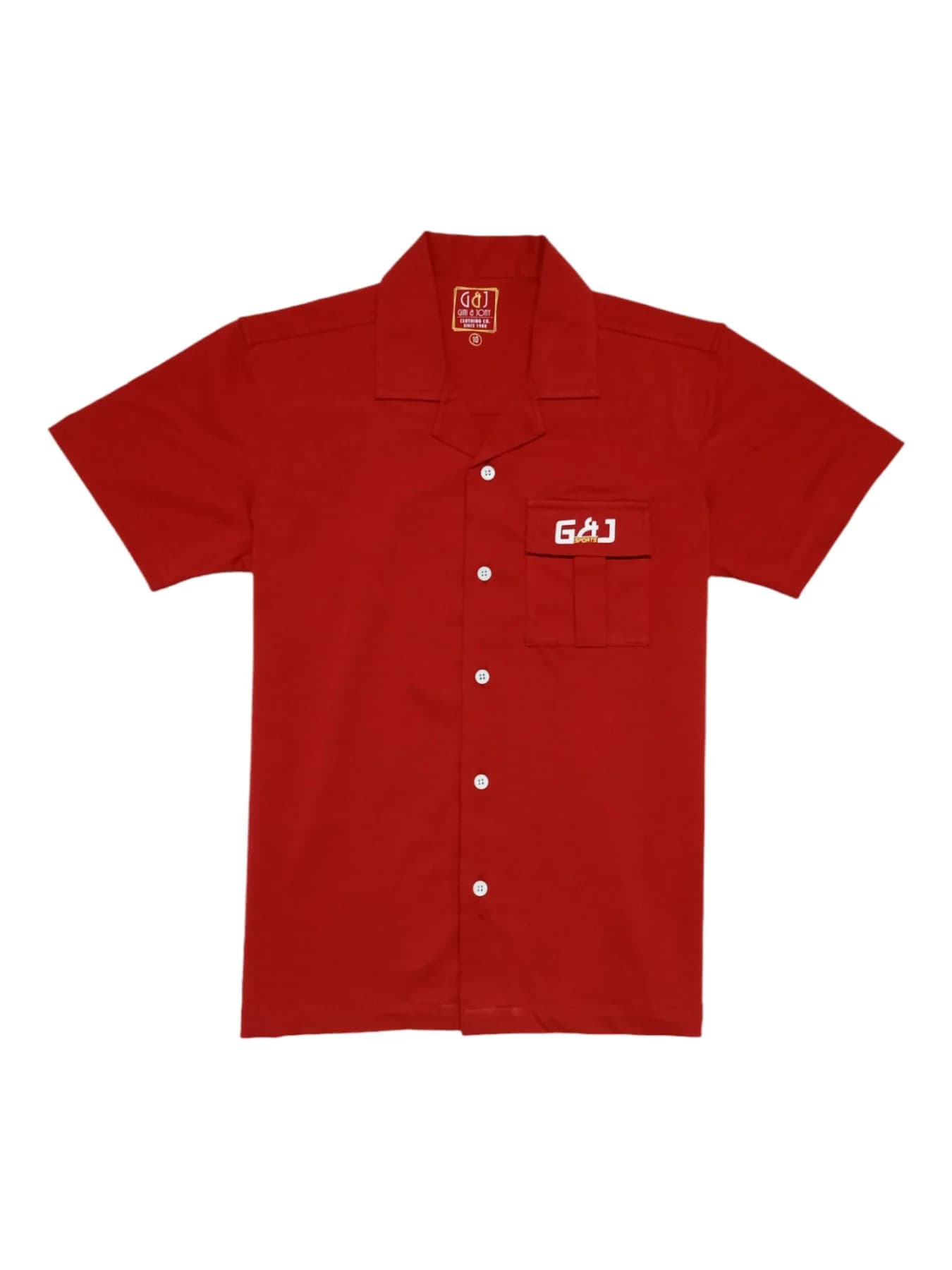 Boys Red Casual Regular Fit Typography Half Sleeves Shirt
