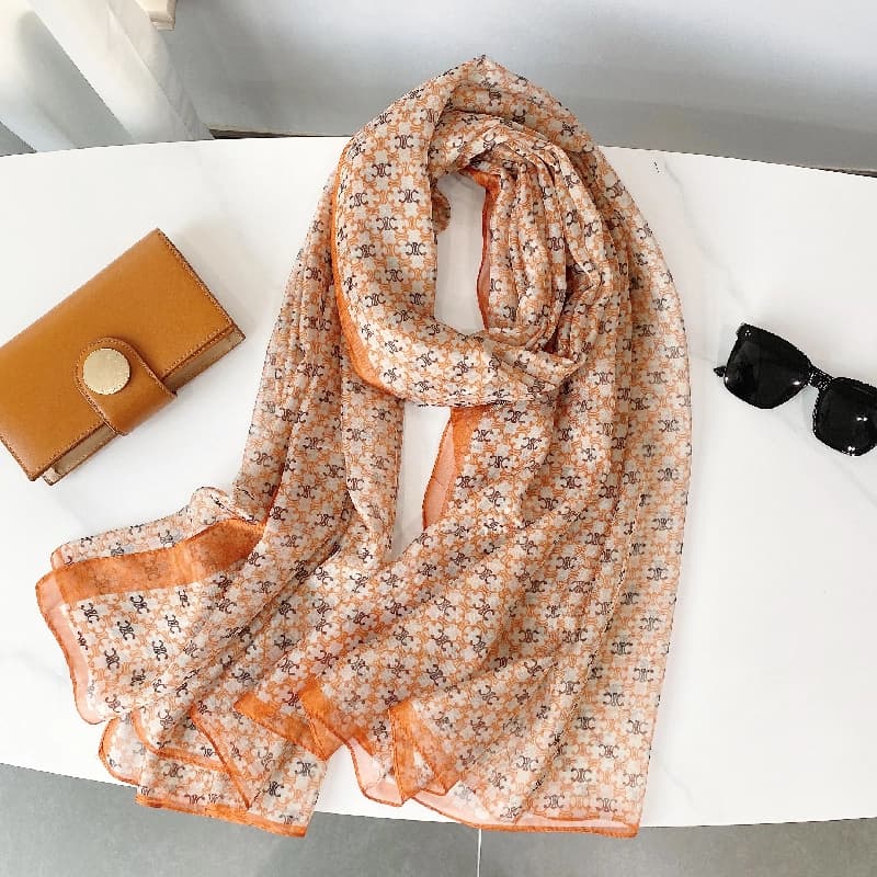 Women's Multicolor Casual Printed Scarve
