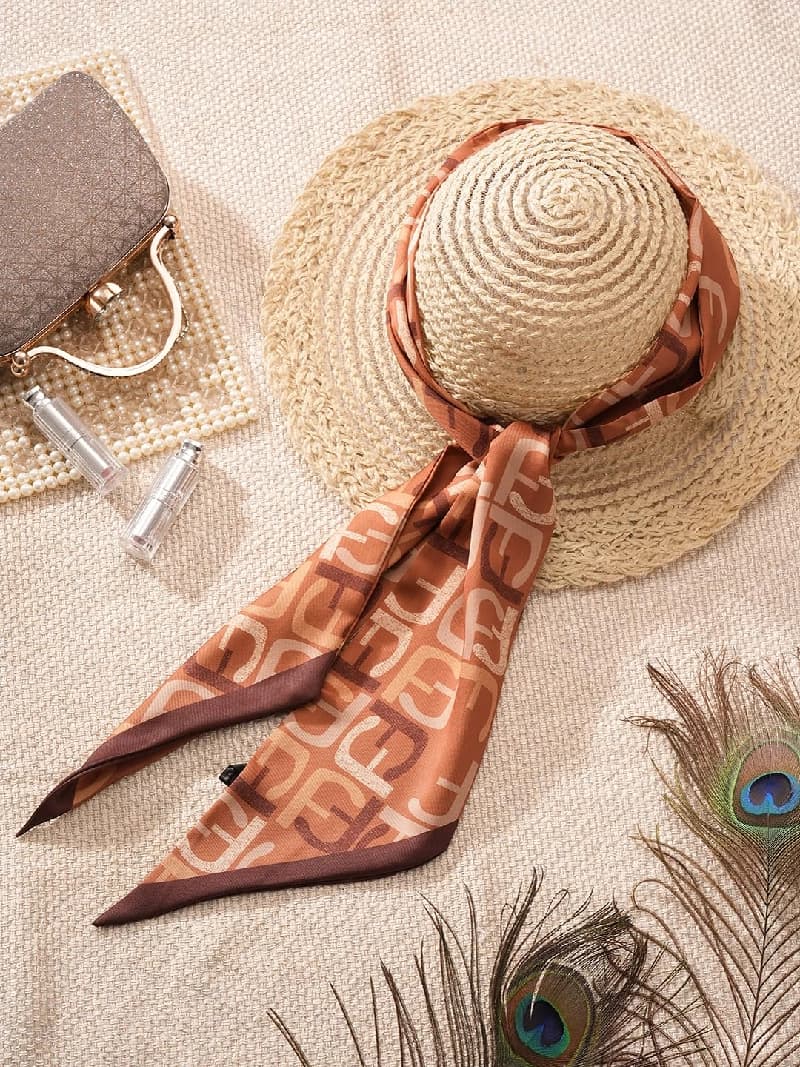 Women's Multicolor Casual Printed Scarve