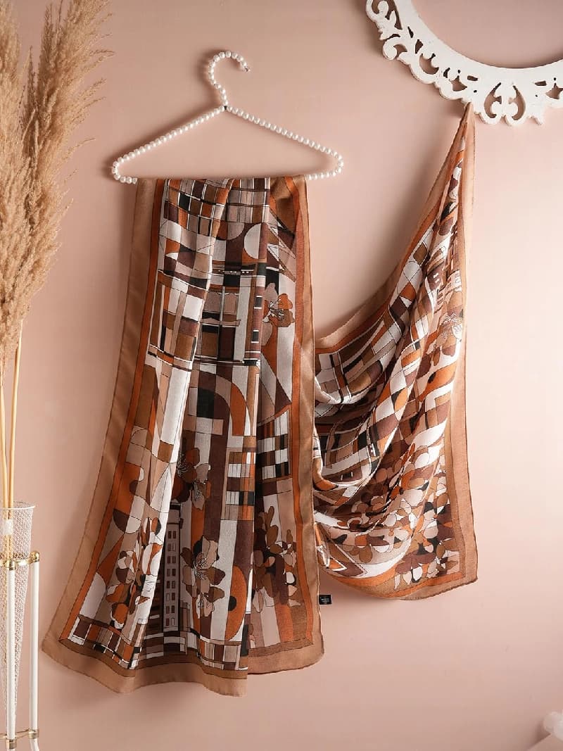 Women's Multicolor Casual Printed Stole