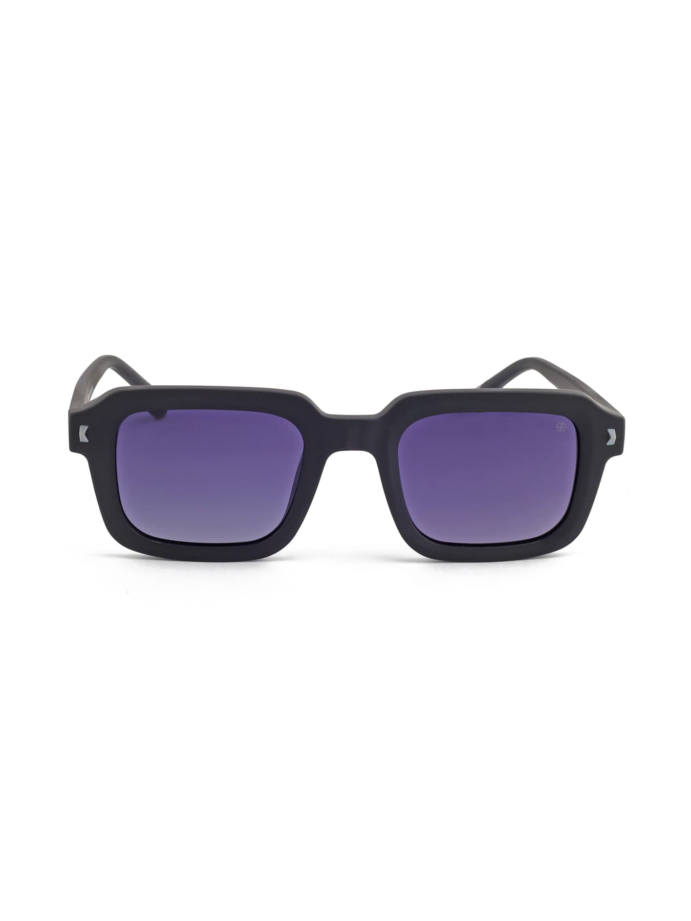 Men's Black Polarised Lens Square Sunglass Lumin Series
