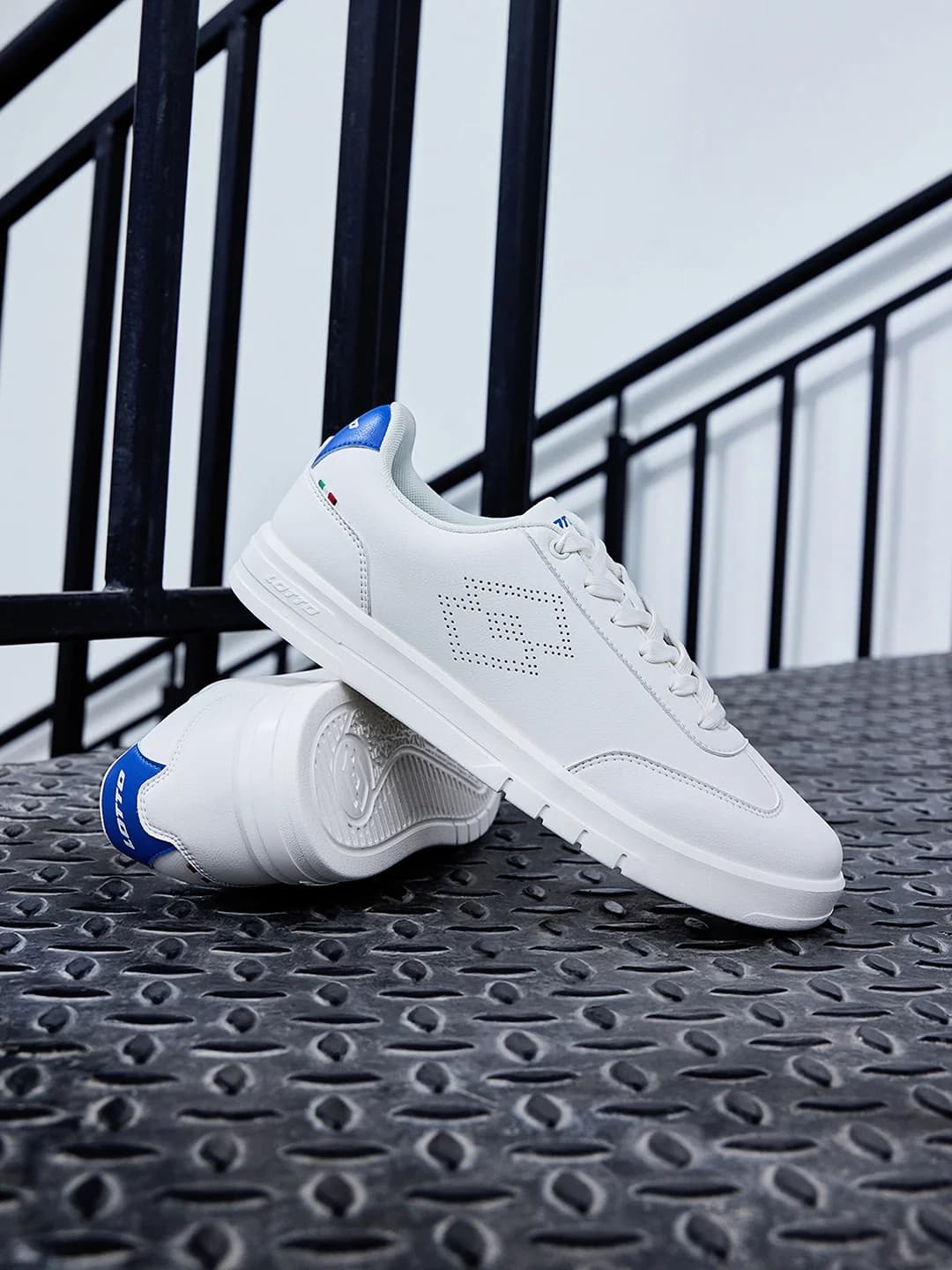 Men's Casual Synthetic leather Impulso Citta White Sneakers