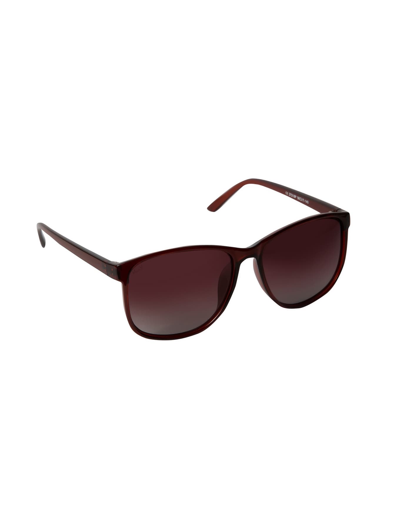 Unisex Brown Casual Wayfarer Sunglass