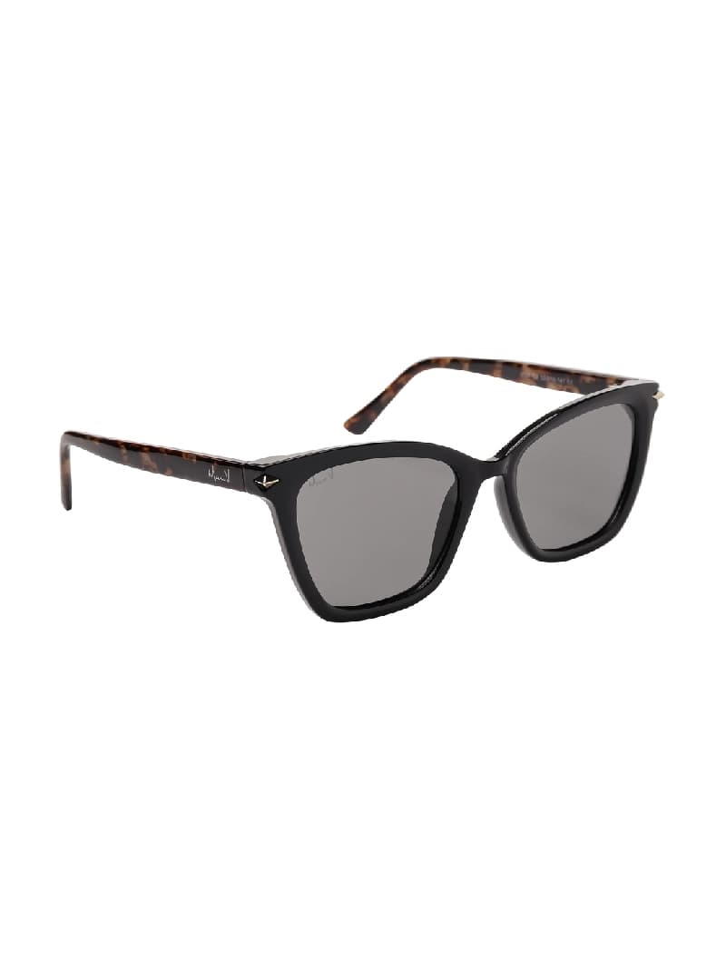 Women's Black Casual Cateye Sunglass