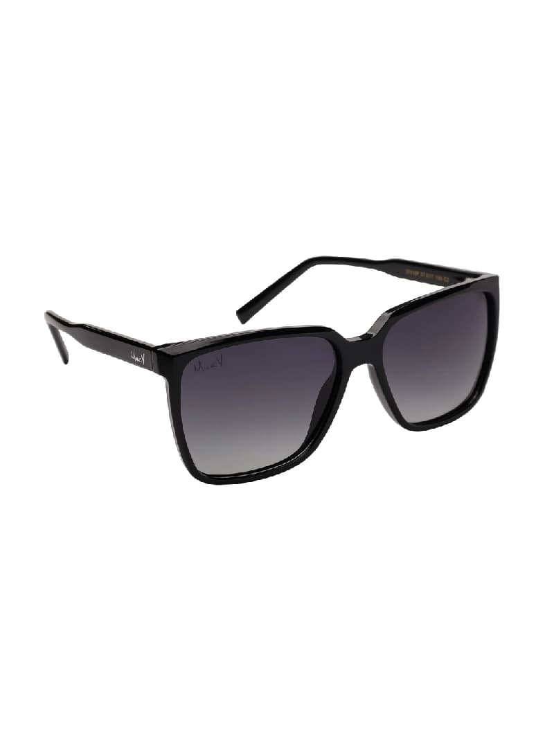 Unisex Black Casual Wayfarer Sunglass