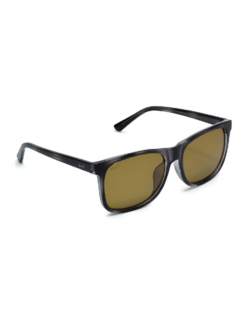 Unisex Yellow Casual Wayfarer Sunglass