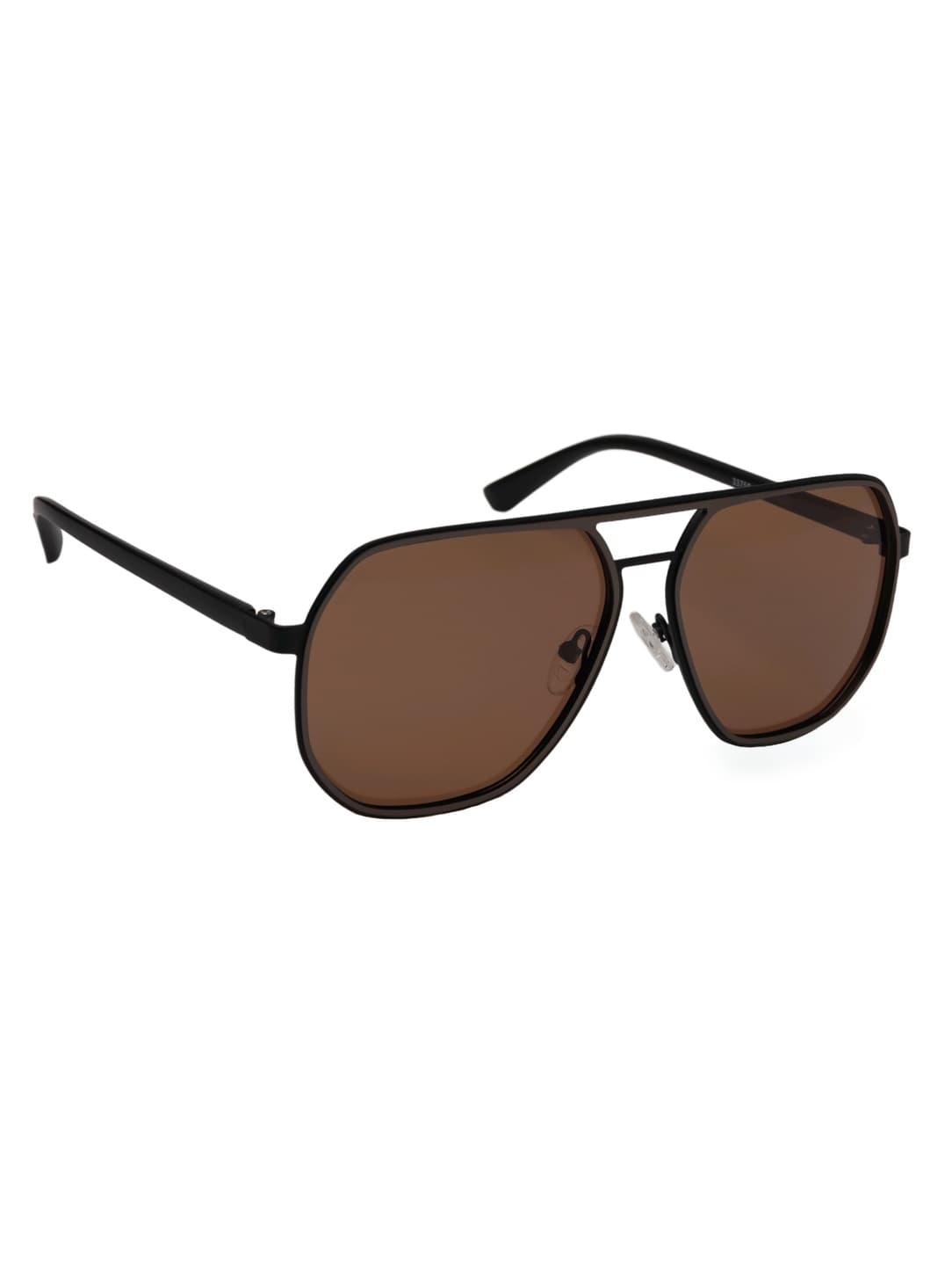 Unisex Brown Casual Wayfarer Sunglass