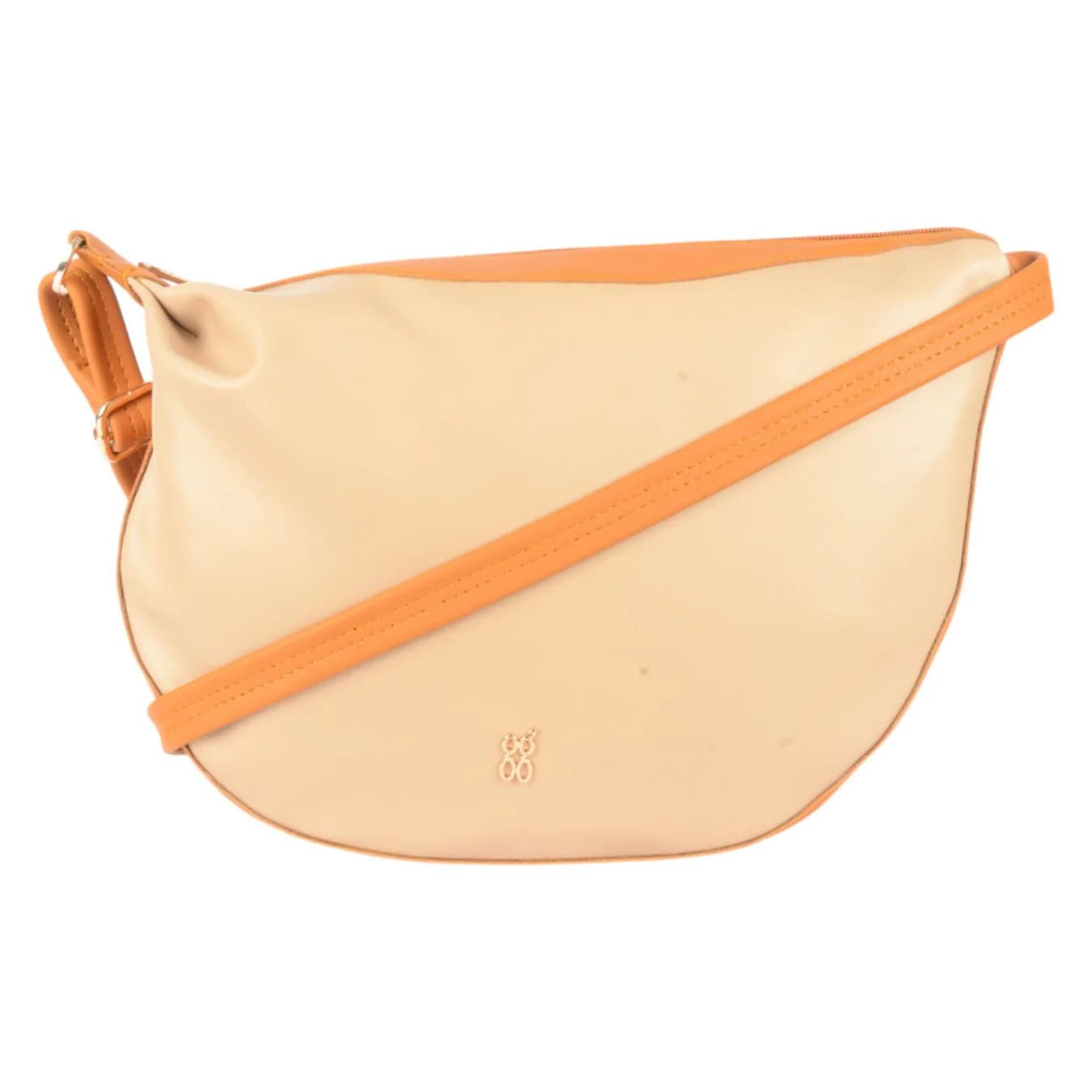 Women's Beige Casual Single Handle Hobo Bag