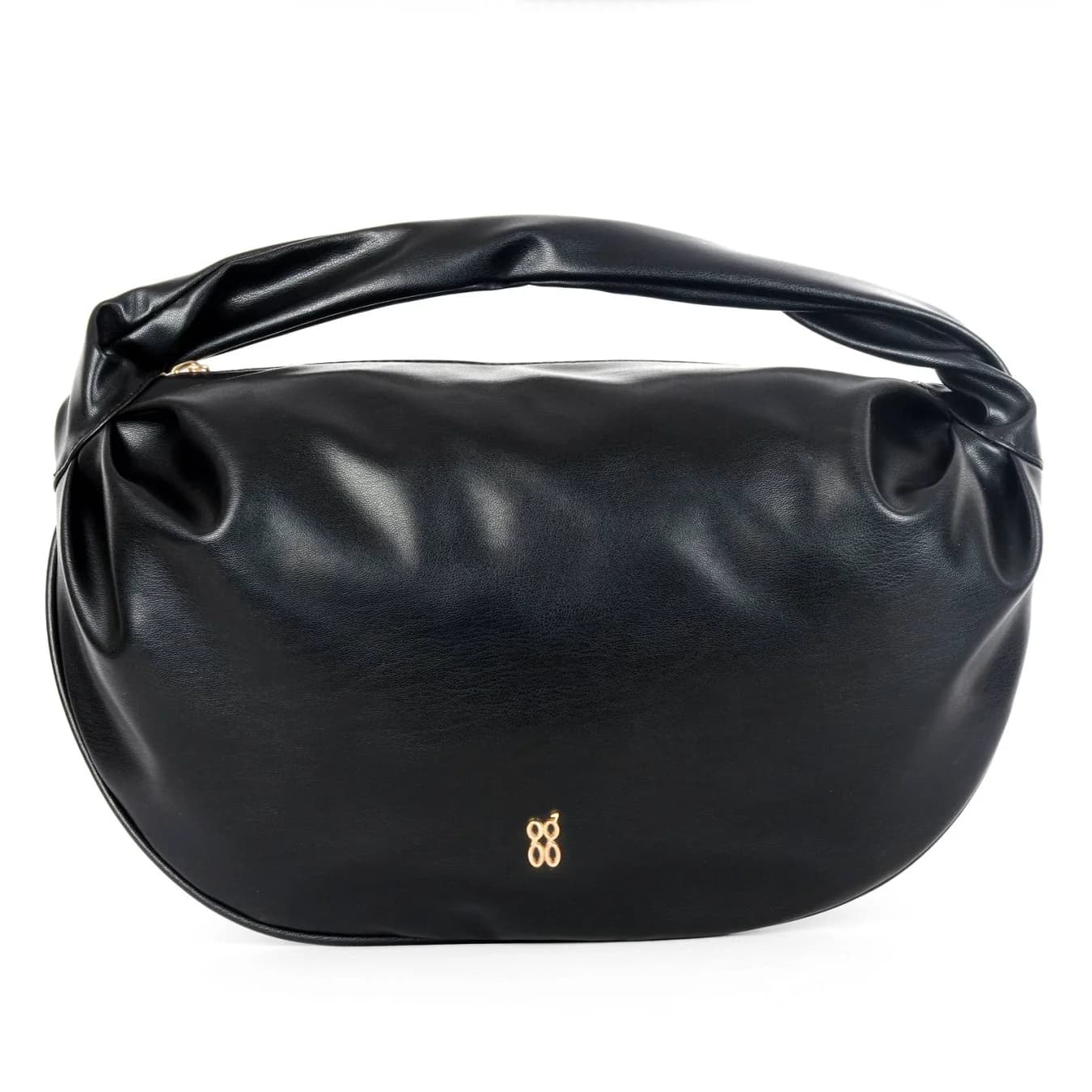 Women's Black Casual Single Handle Shoulder Bag
