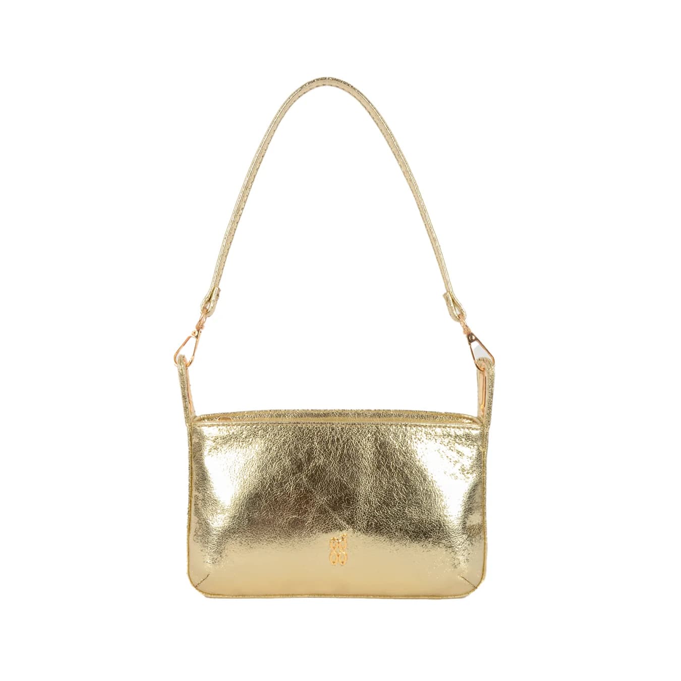 Women's Gold Casual Single Handle Shoulder Bag