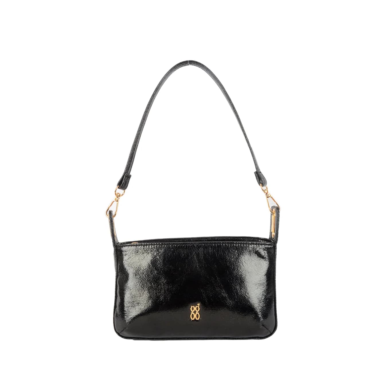 Women's Black Casual Single Handle Shoulder Bag
