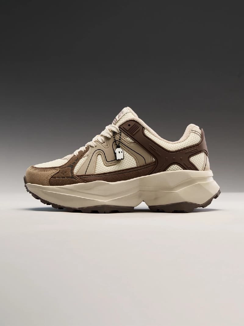 Men's Brown Casual Raptors V2- Canyon Dust Low Top Sneakers