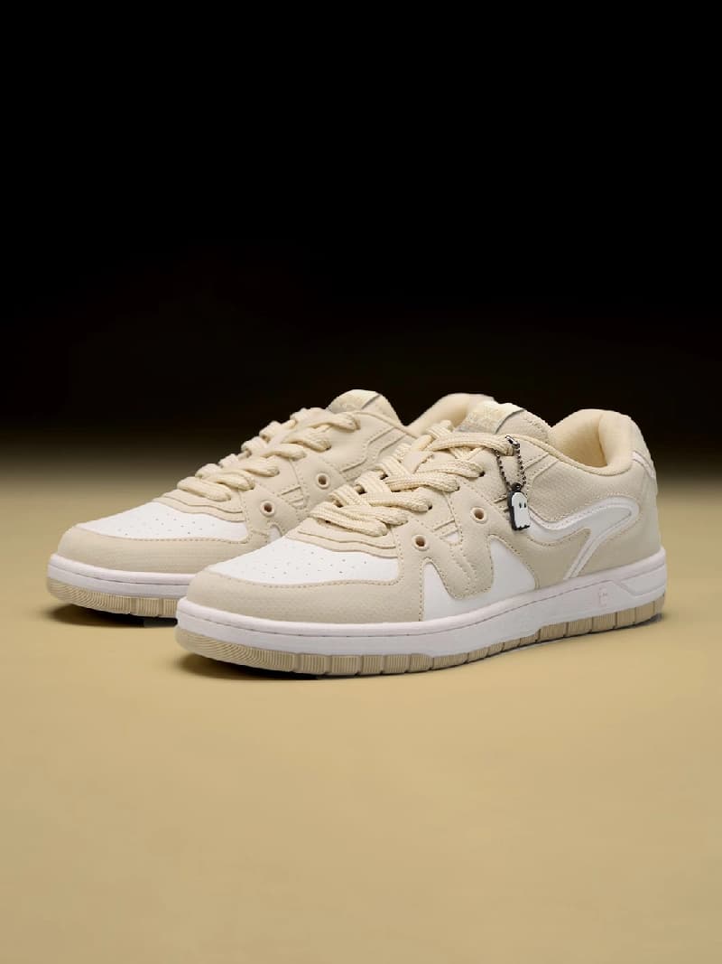 Men's Off White Casual Urban Blaze- Butter Low Top Sneakers