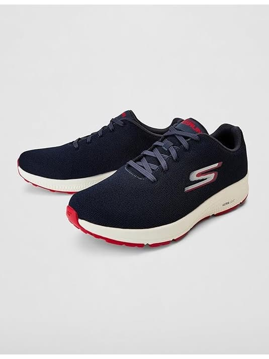 Men's Navy and Red Casual Lace-Up Go Run Consistent Running Shoes