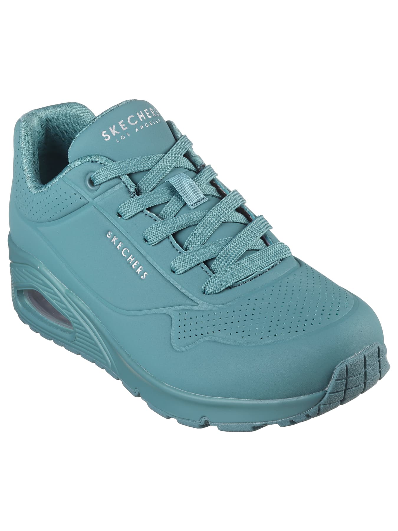 Women's Teal Casual Lace-Up Uno - Stand On Air Sneakers