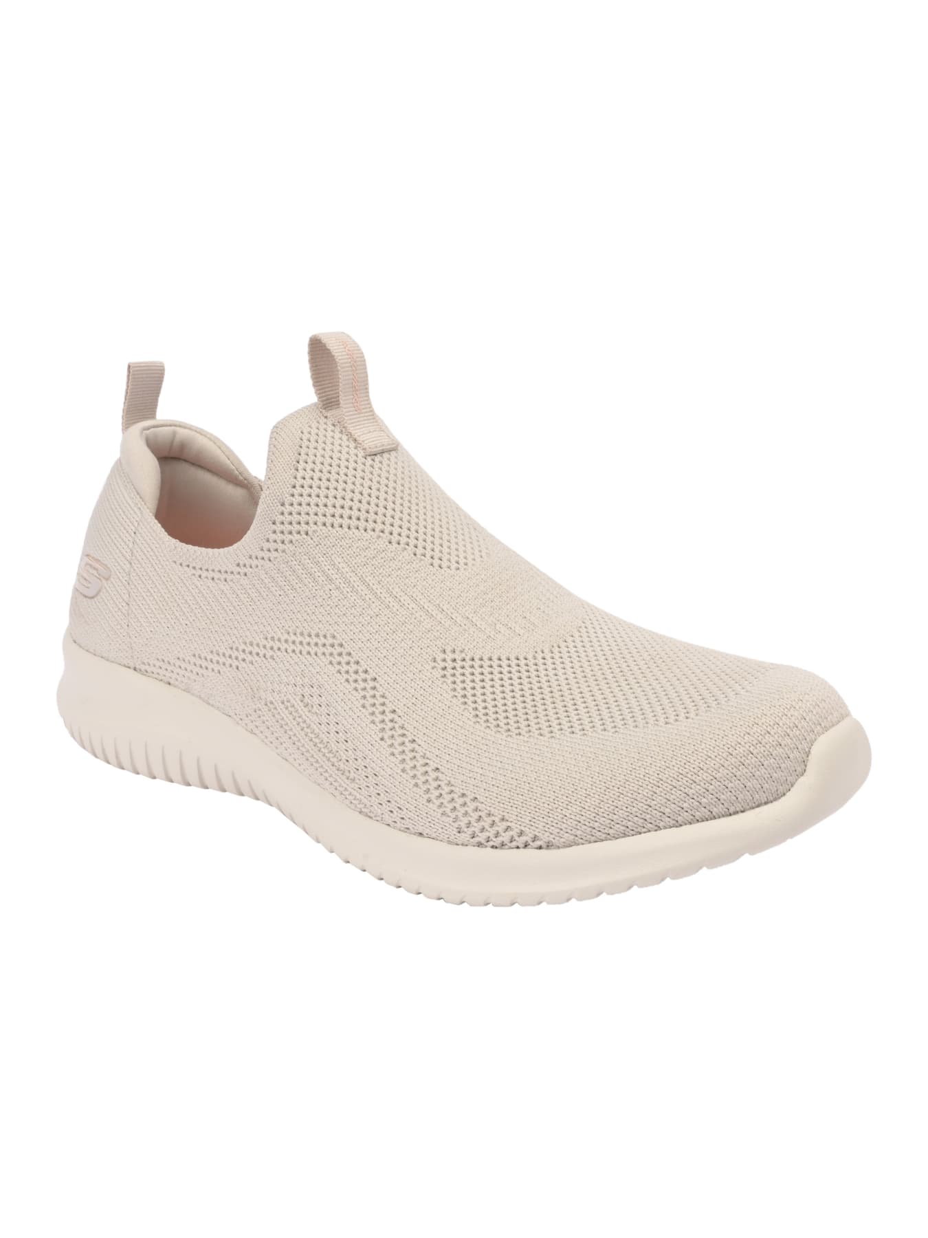 Women's Taupe Casual Slip-On Ultra Flex Sneakers