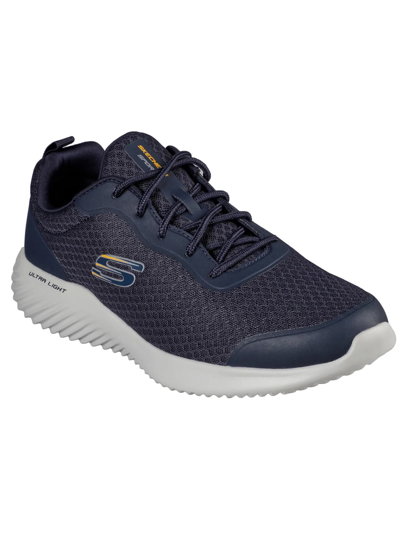 Men's Navy Casual Lace-Up Bounder Gym Shoes