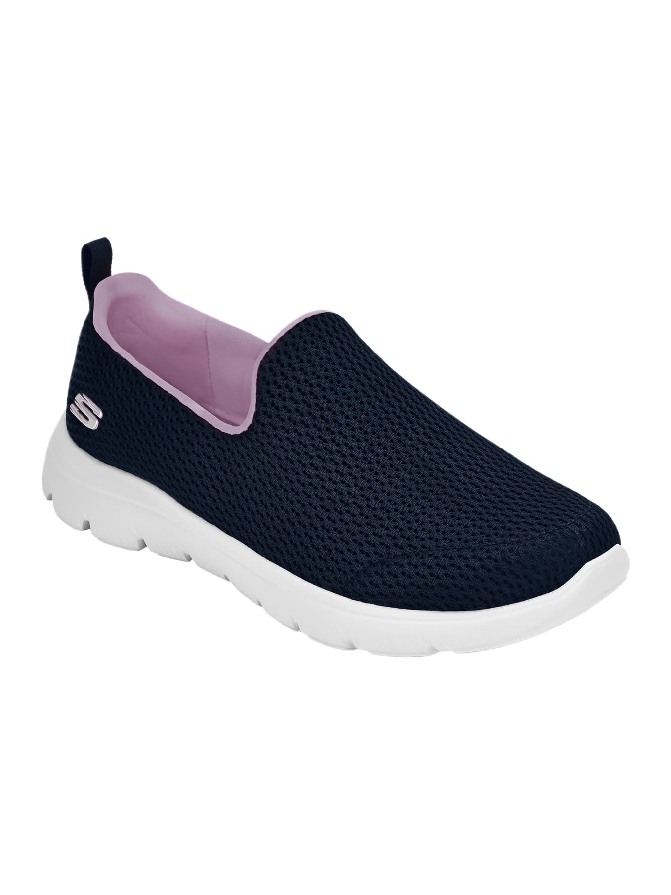 Women's Navy and Purple Casual Slip-On Summits Sneakers