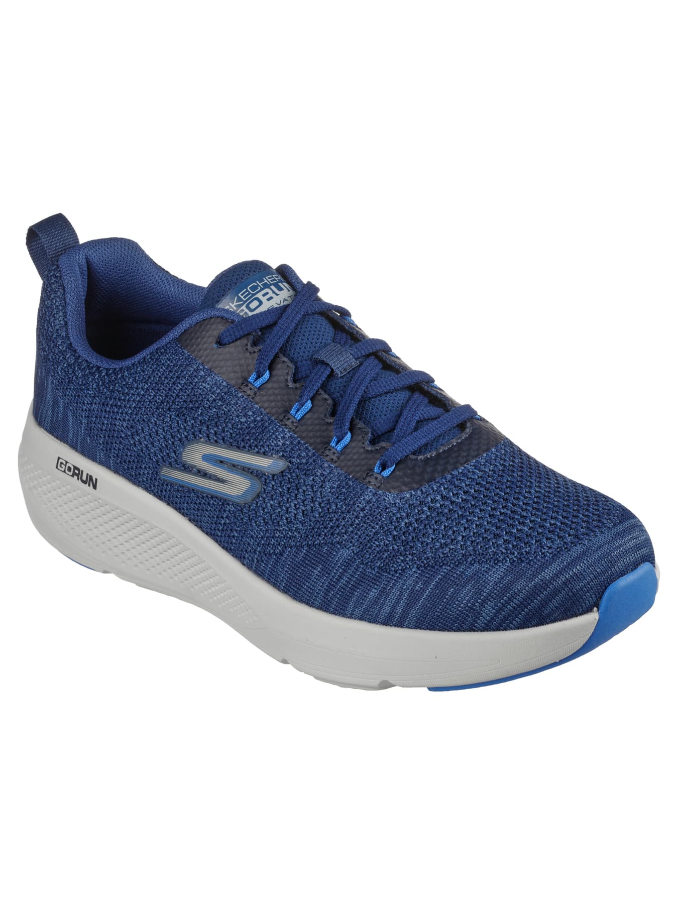 Men's Navy and Blue Casual Lace-Up Go Run Elevate Running Shoes
