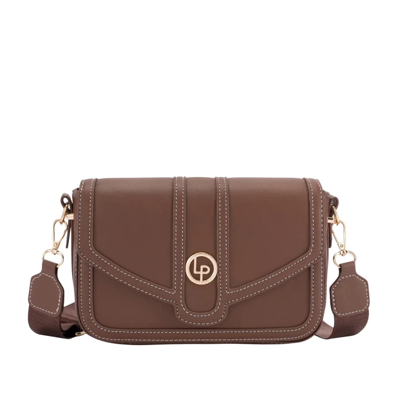 Women's Tan Casual Solid Leather Sling Bag