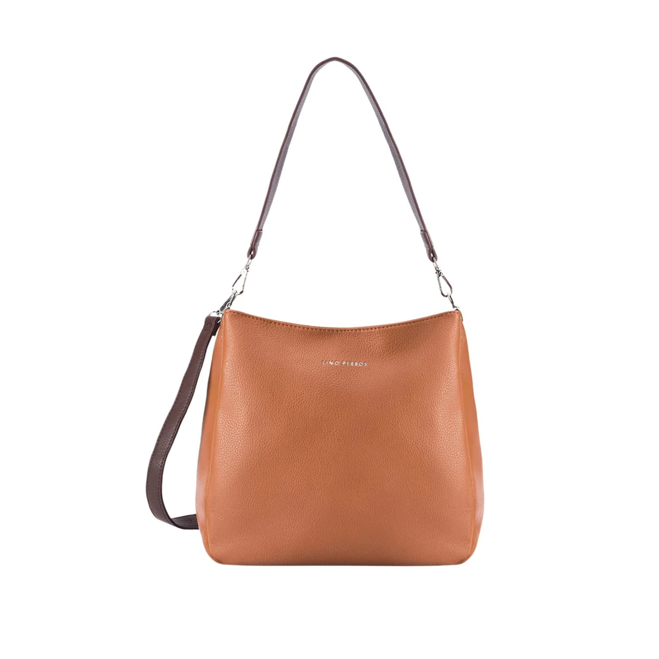 Women's Tan Casual Solid Leather Hobo Bag
