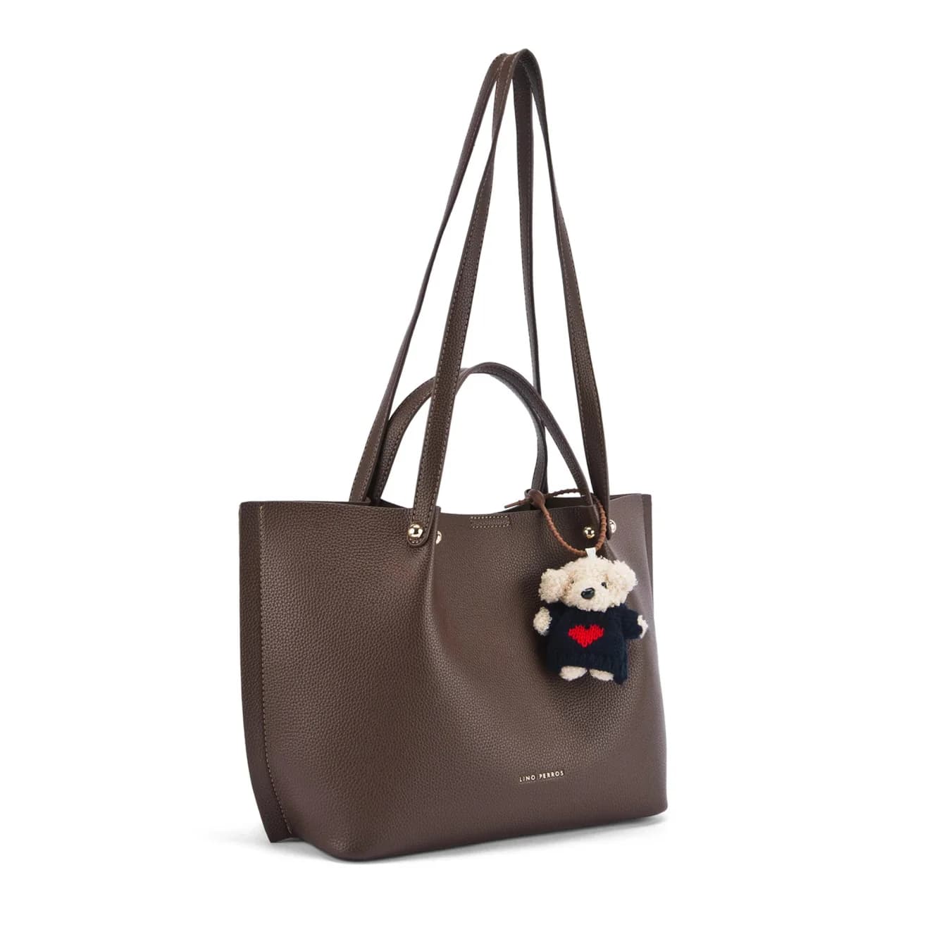Women's Brown Casual Solid Leather Tote Bag