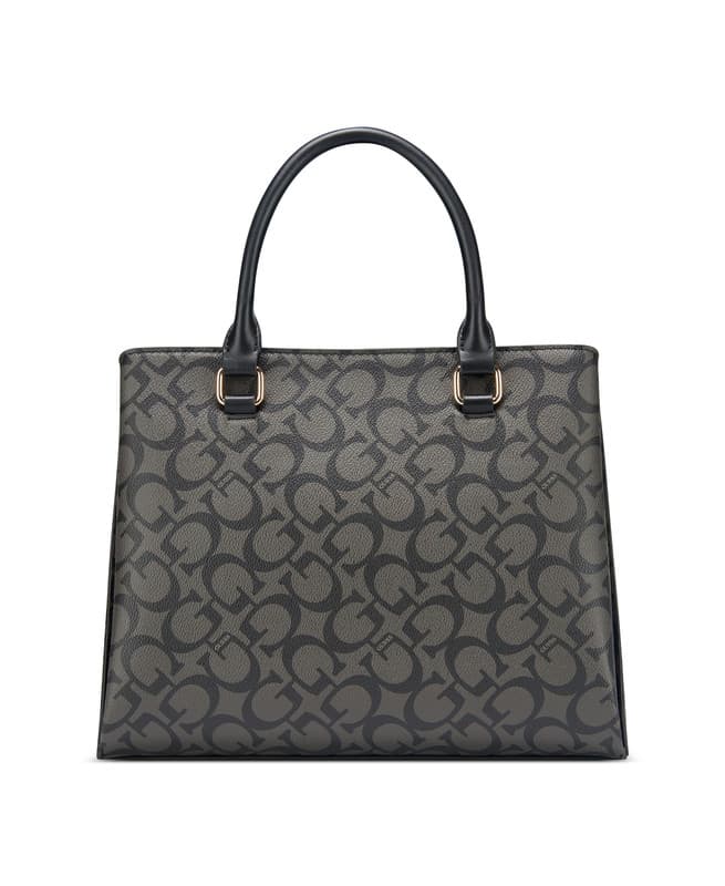 Women's Coal Printed Garrick Satchel Bag