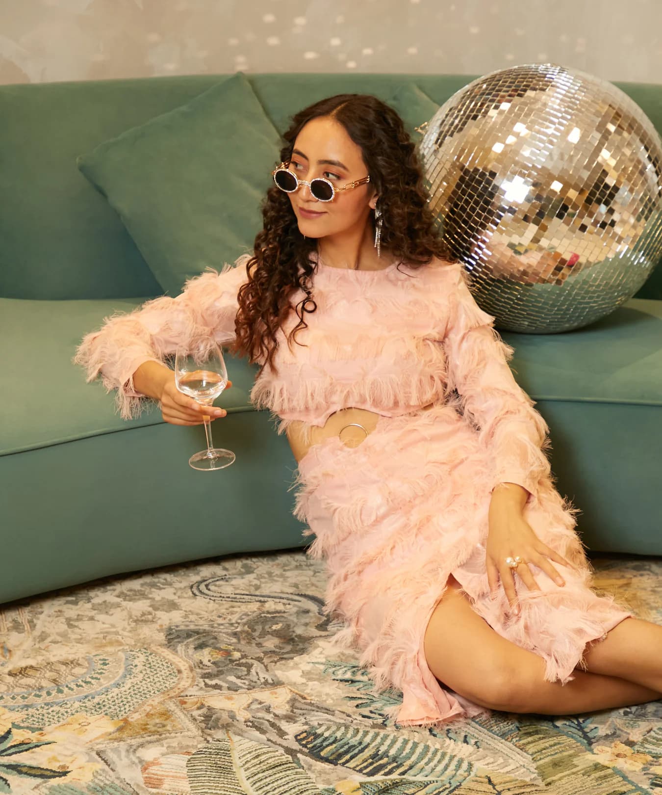 Women's Pink Casual Solid Co-ords Set
