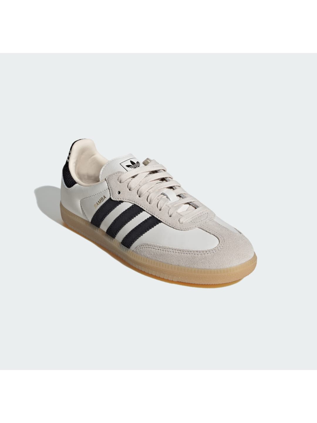 Men's White Casual Leather Samba OG Sneakers