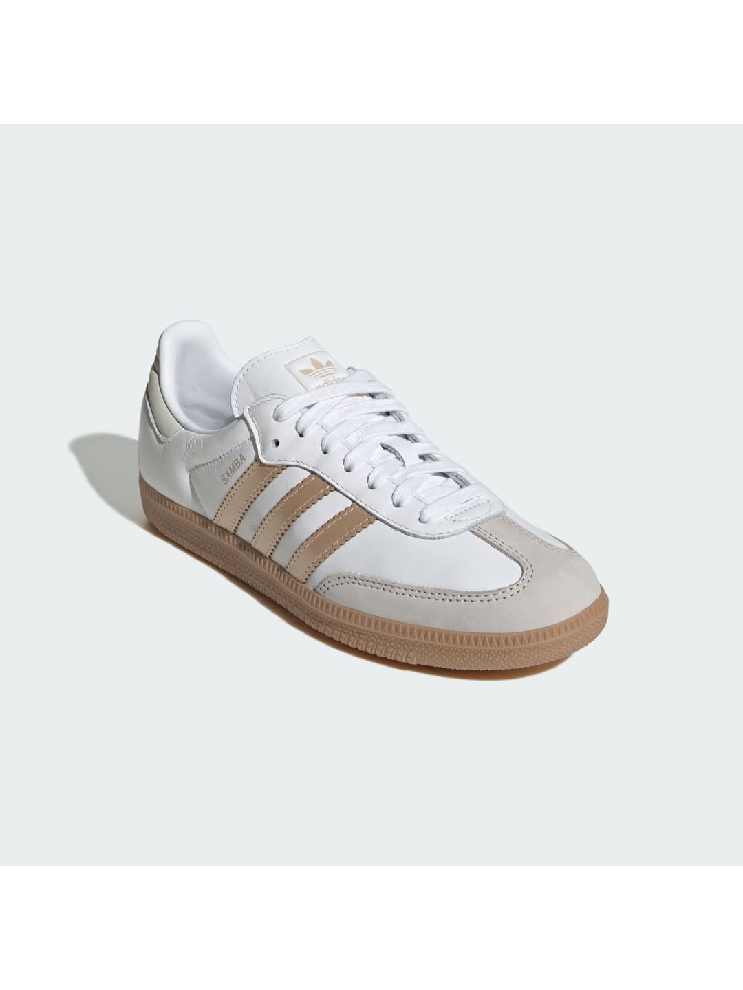 Women's White Casual Leather Samba OG W Sneakers