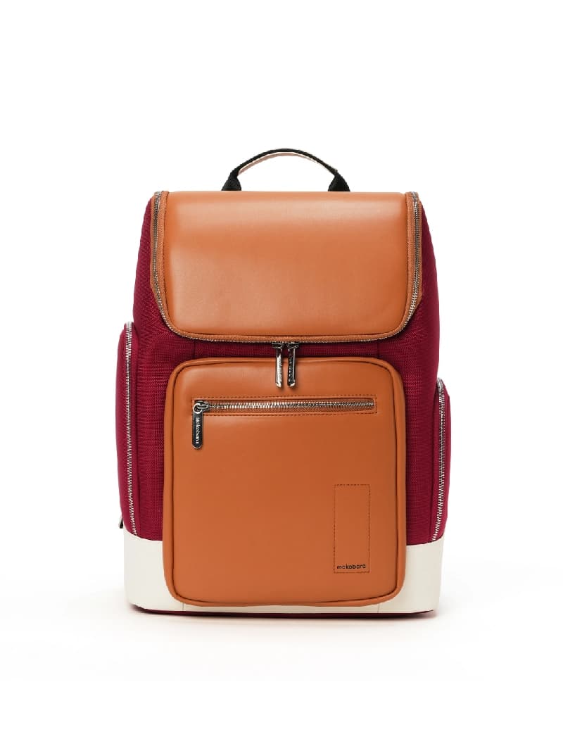 Unisex Orange & Magenta The Hovercraft Backpack Casual Fire Alarm - 24L