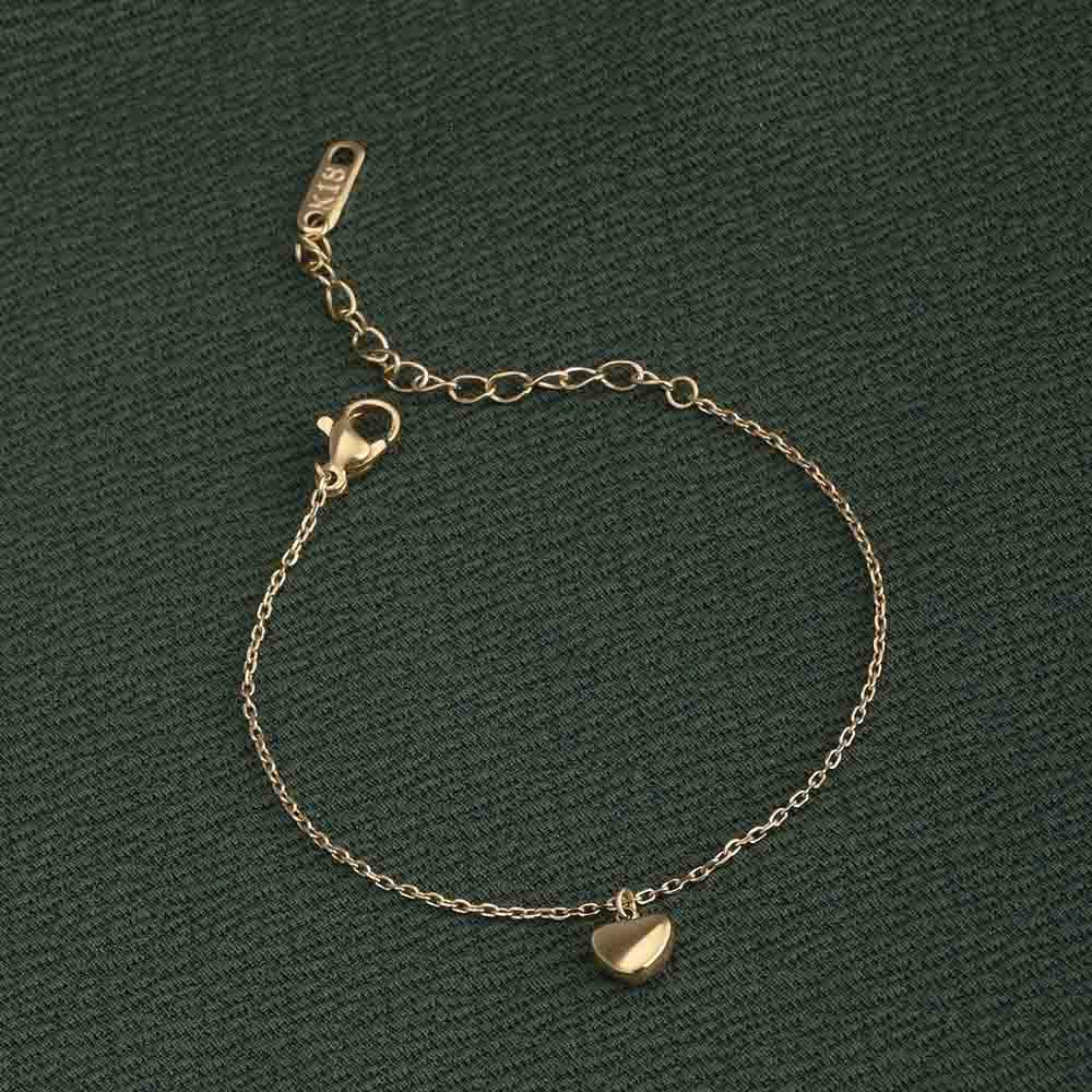Women's Gold Casual Wear Gold Plated Stainless Steel Bracelet