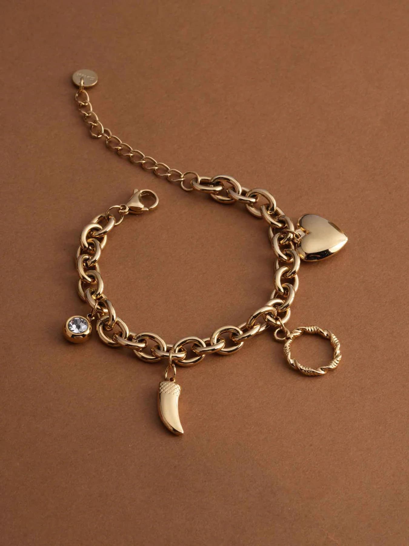 Women's Gold Casual Wear Gold Plated Stainless Steel Bracelet