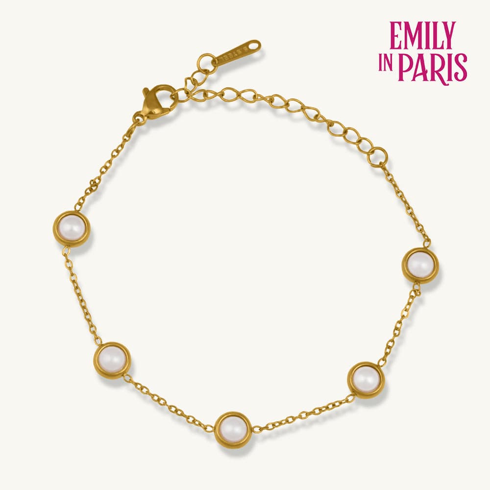 Women's Gold Casual Wear Gold Plated Stainless Steel Bracelet