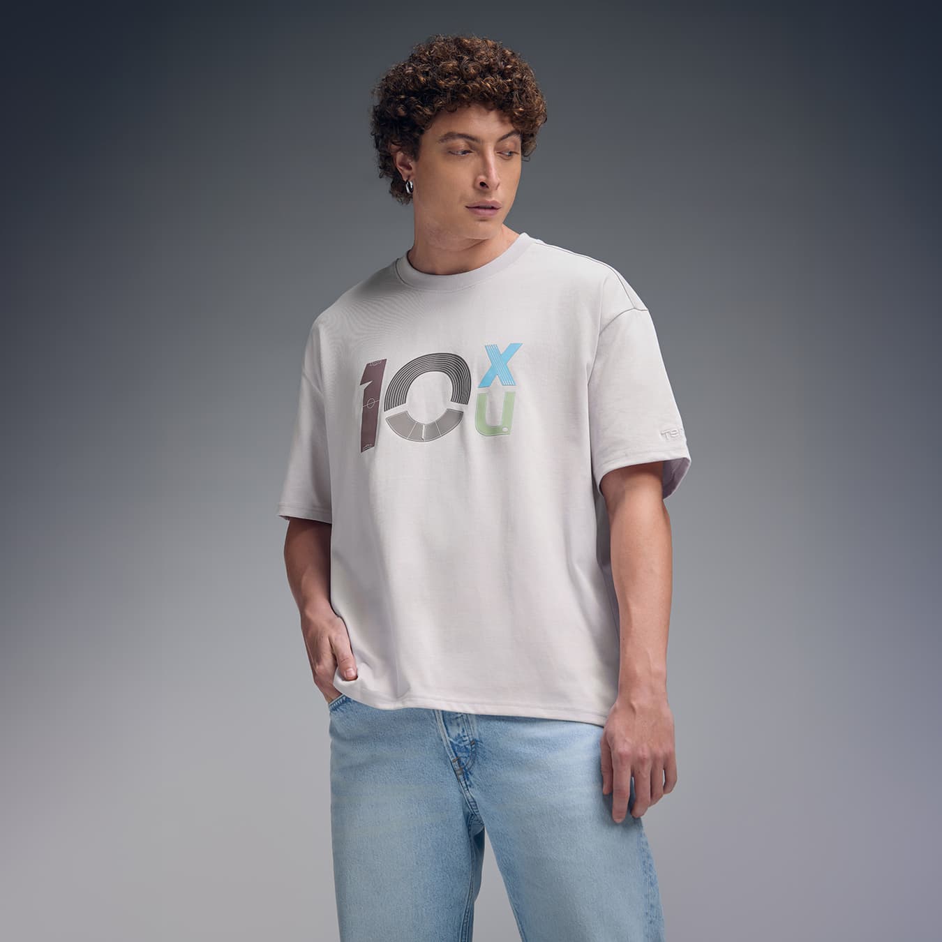 Men's White Casual Solid Pull On Round Neck Half Sleeves Tshirt