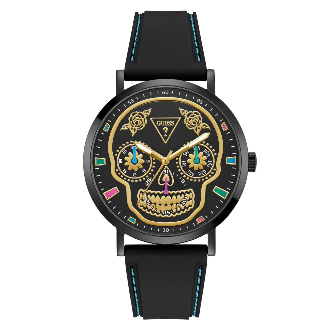 Men's Trend 44 mm Black Dial Chrono Watch - GW0961G1