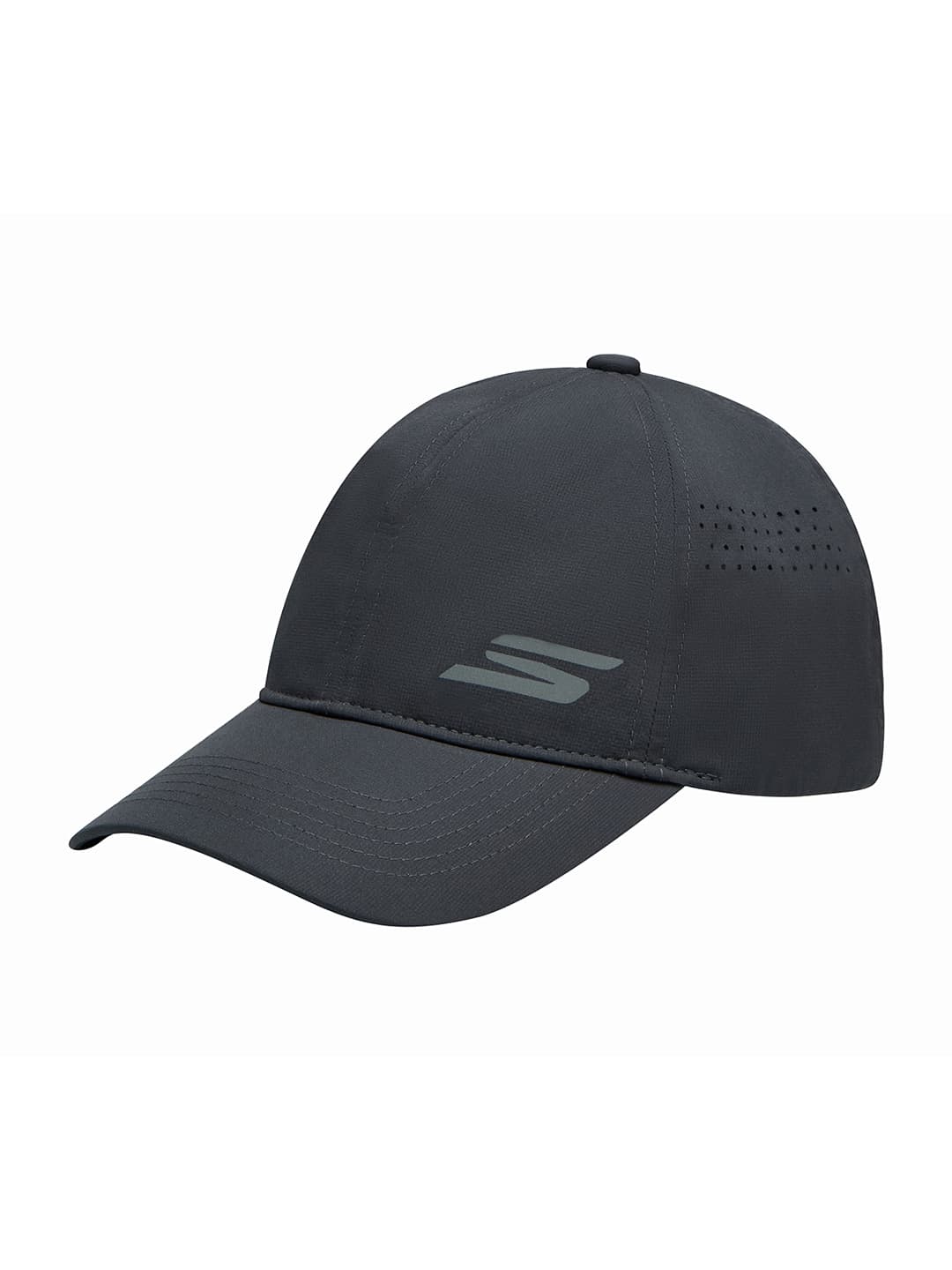 Unisex Grey 6 Panel Sports Cap