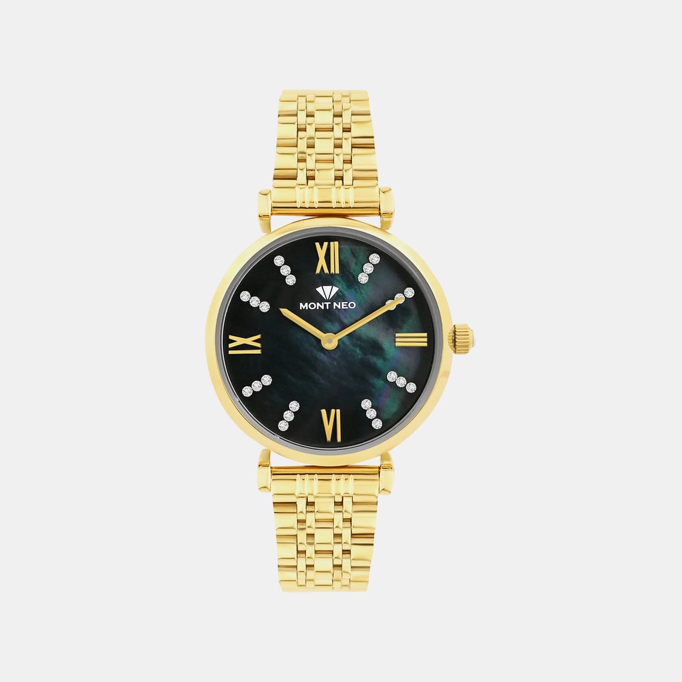 Women's Quartz White Dial Analog Stainless Steel Watch 4515B-M2201