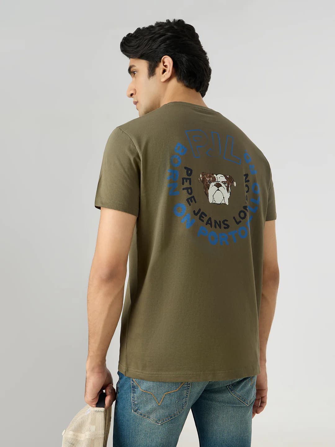Men's Green Casual Half Sleeves Tshirt
