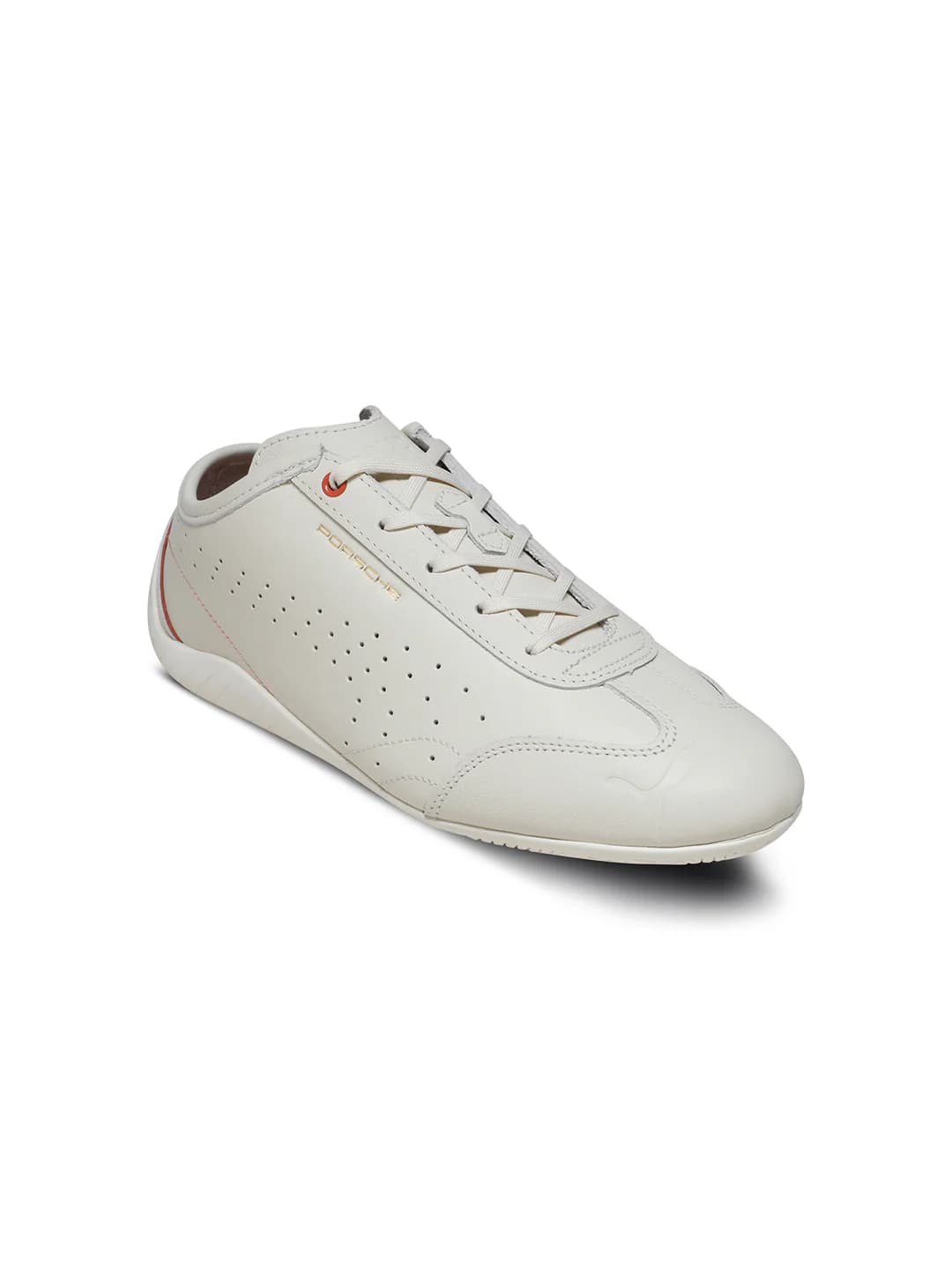 Unisex White Casual Leather Porsche Legacy Speedcat Sneakers