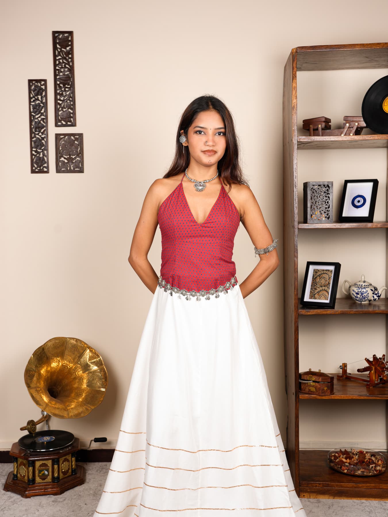 Women's Pink Casual Slim Fit Sleeveless Tops