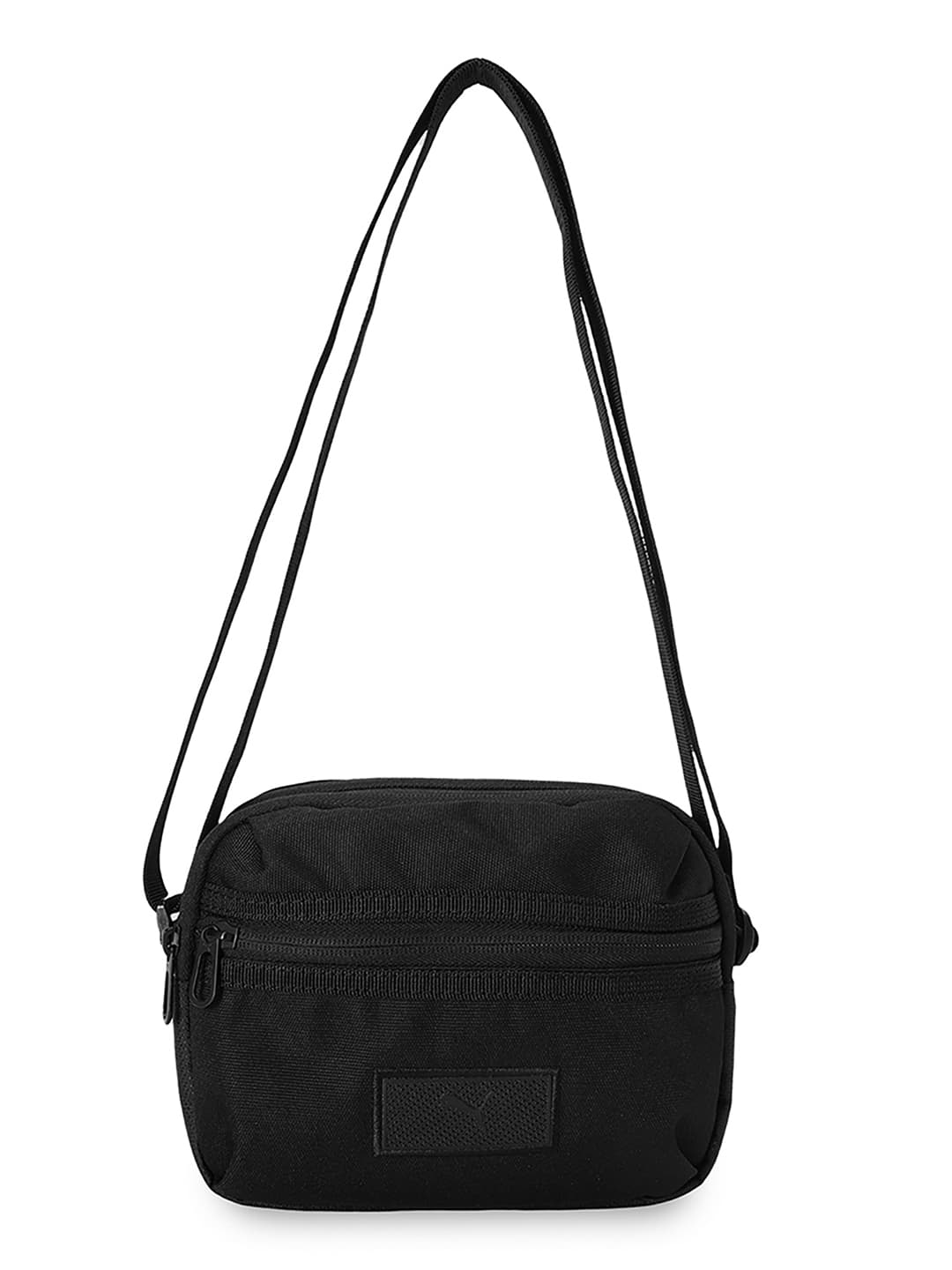 Unisex Black Casual Solid Shoulder Handle Crossbody Bag