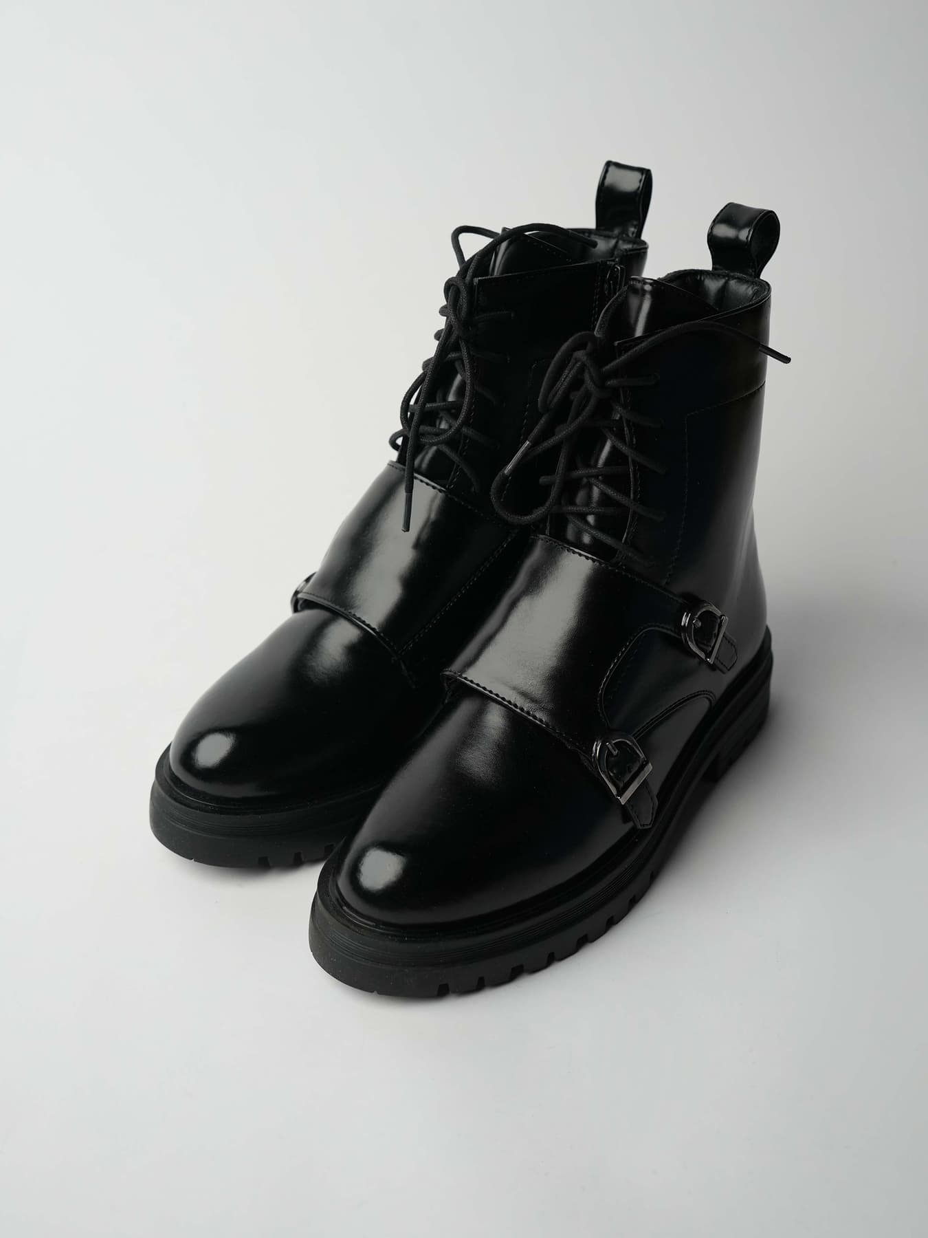 Women's Black Sabbath Lace-Up Combat Boots