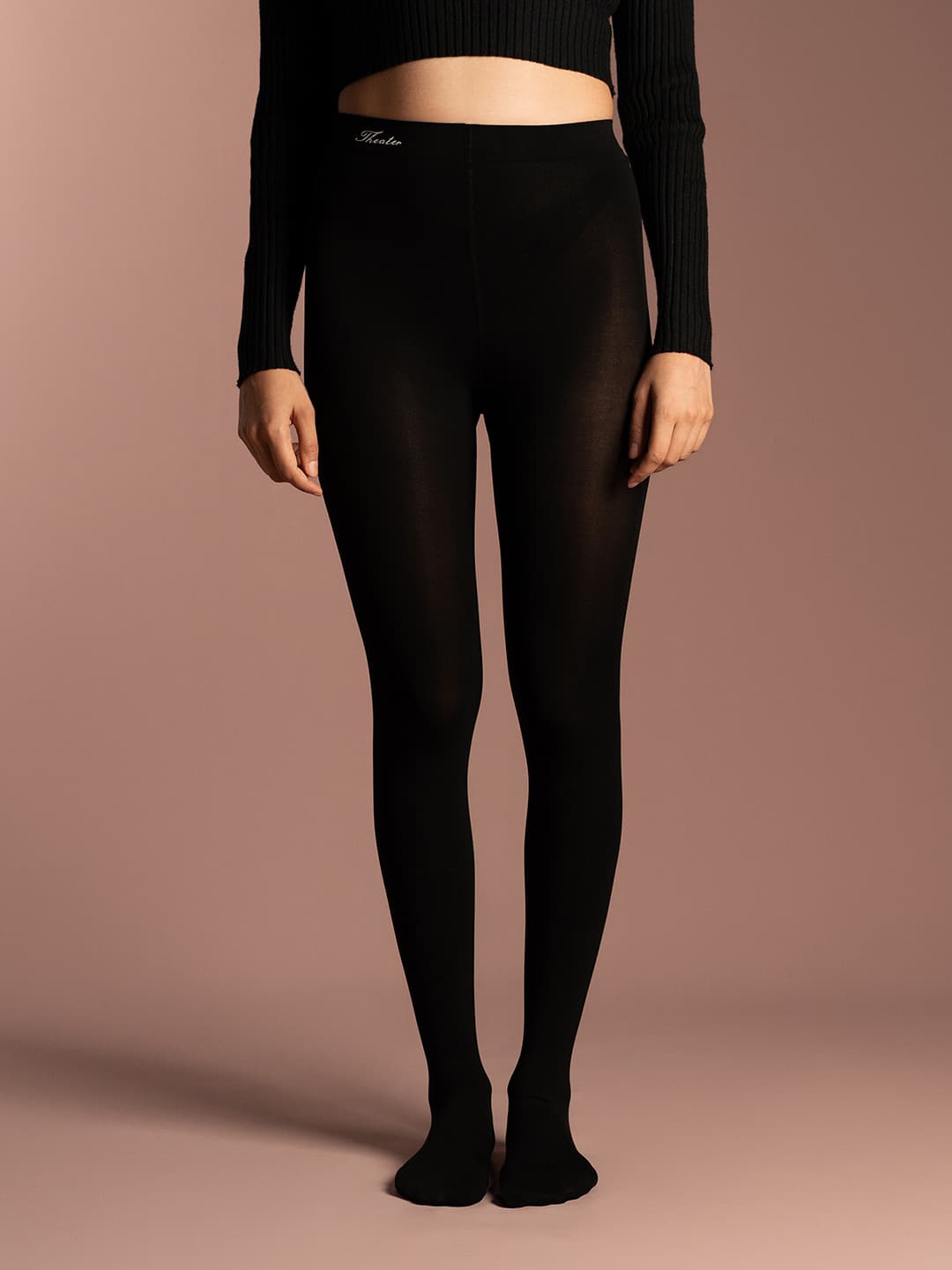 Women's Classic Black Casual Solid Noire Sheer Stockings