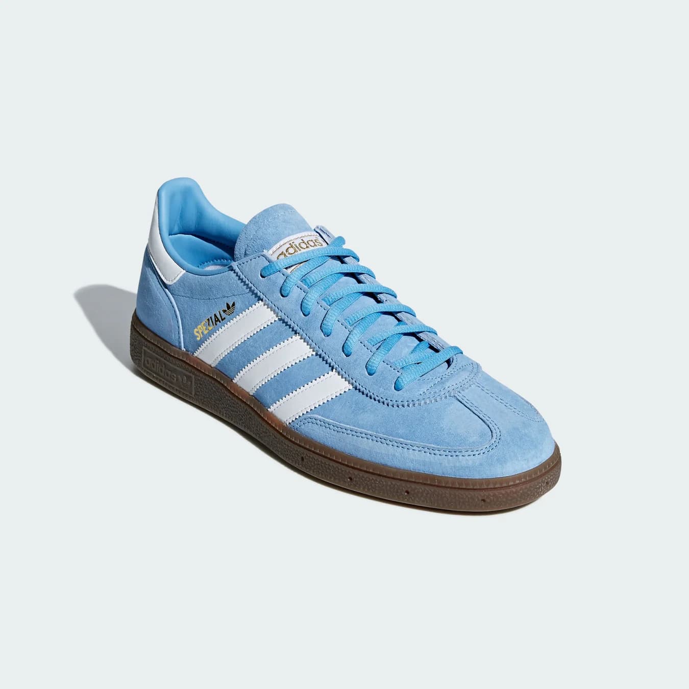 Men's Blue Casual Handball Spezial Leather Sneakers