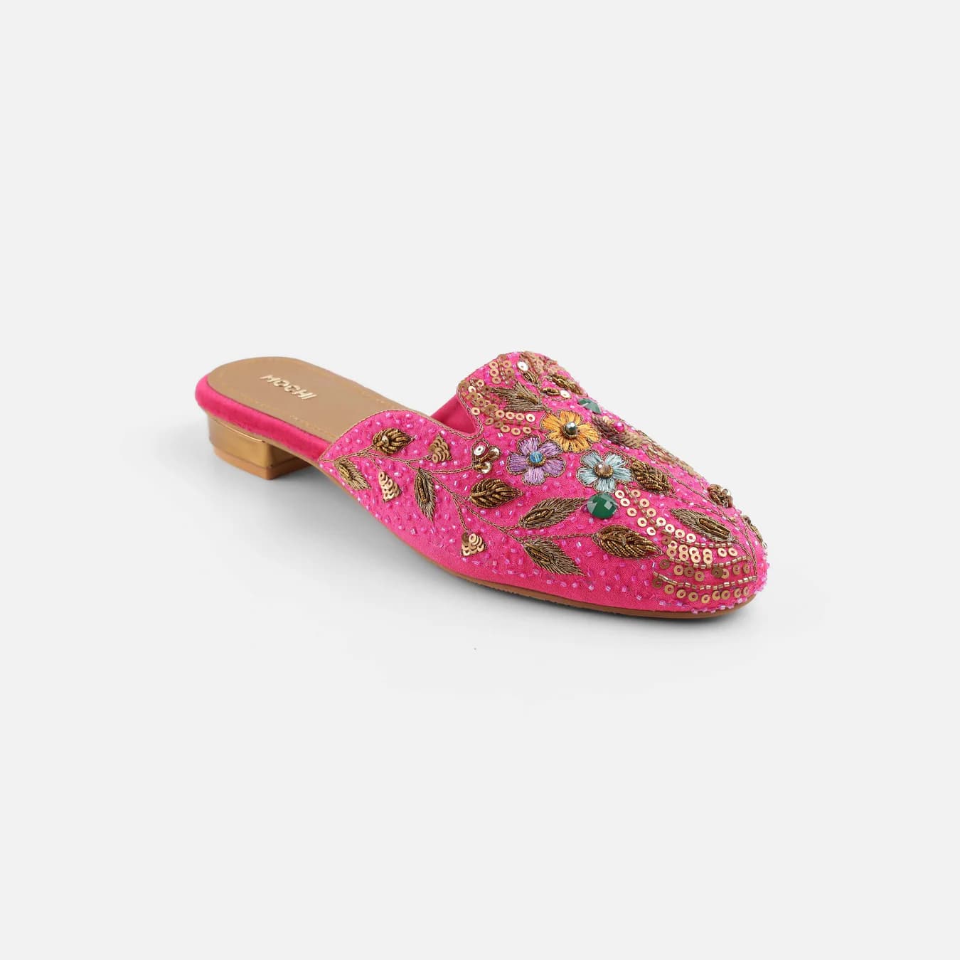 Women's Pink Casual Round Toe Synthetic Flats